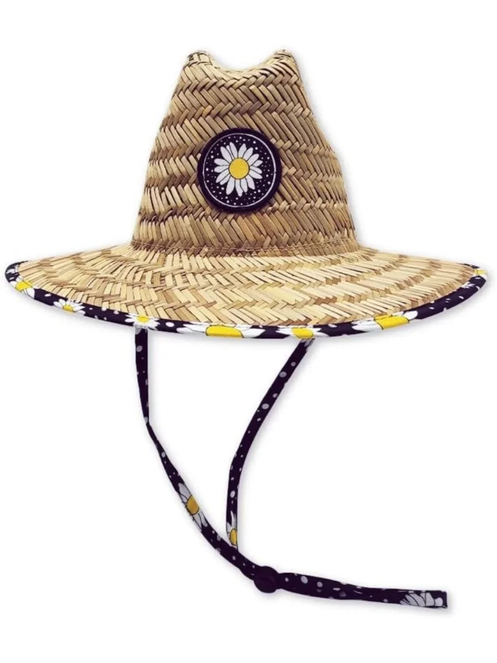 Lightweight Baby Sun Hat 6-24 Months | SPF 50+ Straw, Adjustable Chin Strap